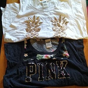 COPY - 2 Lg. "Pink" Tank Tops